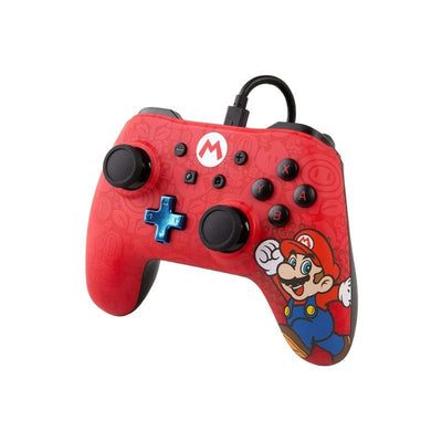 Control Nintendo Switch PowerA Con Cable - Edición Mario Iconic - Bestmart