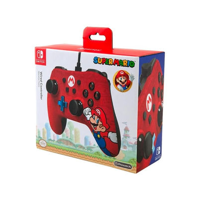 Control Nintendo Switch PowerA Con Cable - Edición Mario Iconic - Bestmart