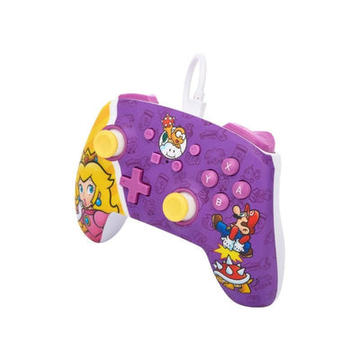 Control Nintendo Switch PowerA Con Cable - Edición Princess Peach - Bestmart