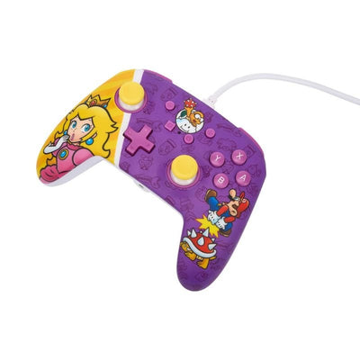 Control Nintendo Switch PowerA Con Cable - Edición Princess Peach - Bestmart