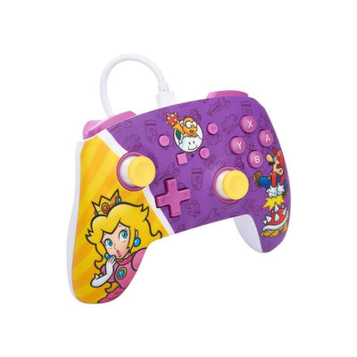 Control Nintendo Switch PowerA Con Cable - Edición Princess Peach - Bestmart