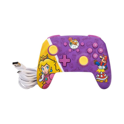 Control Nintendo Switch PowerA Con Cable - Edición Princess Peach - Bestmart