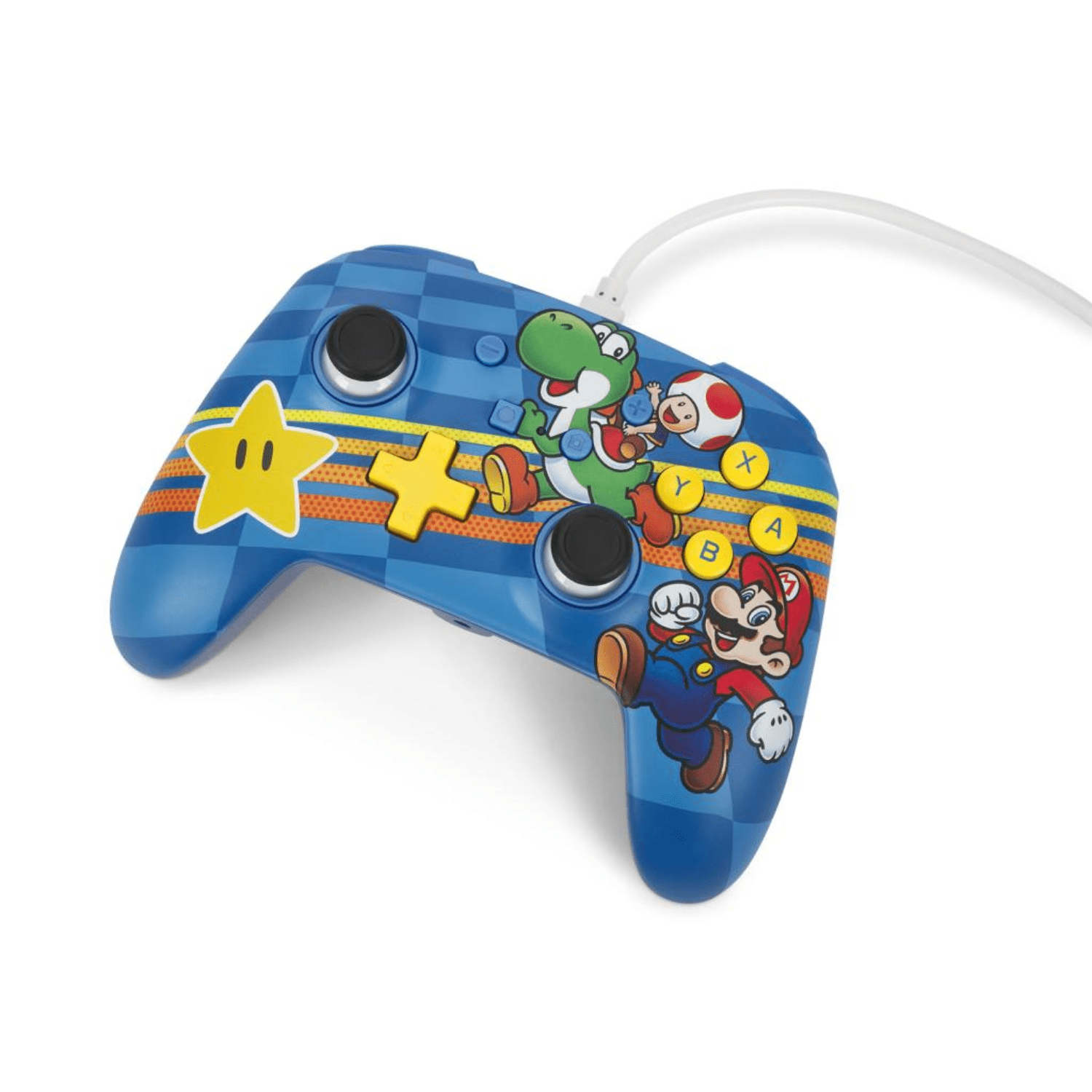 Control Nintendo Switch PowerA Con Cable - Edición Super Mario - Bestmart