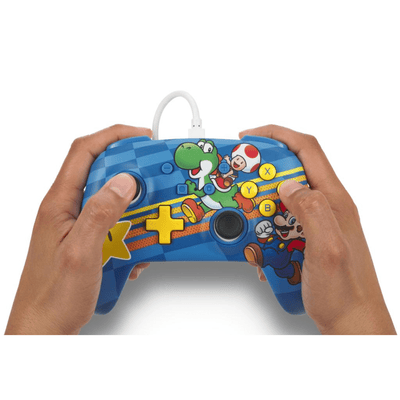 Control Nintendo Switch PowerA Con Cable - Edición Super Mario - Bestmart