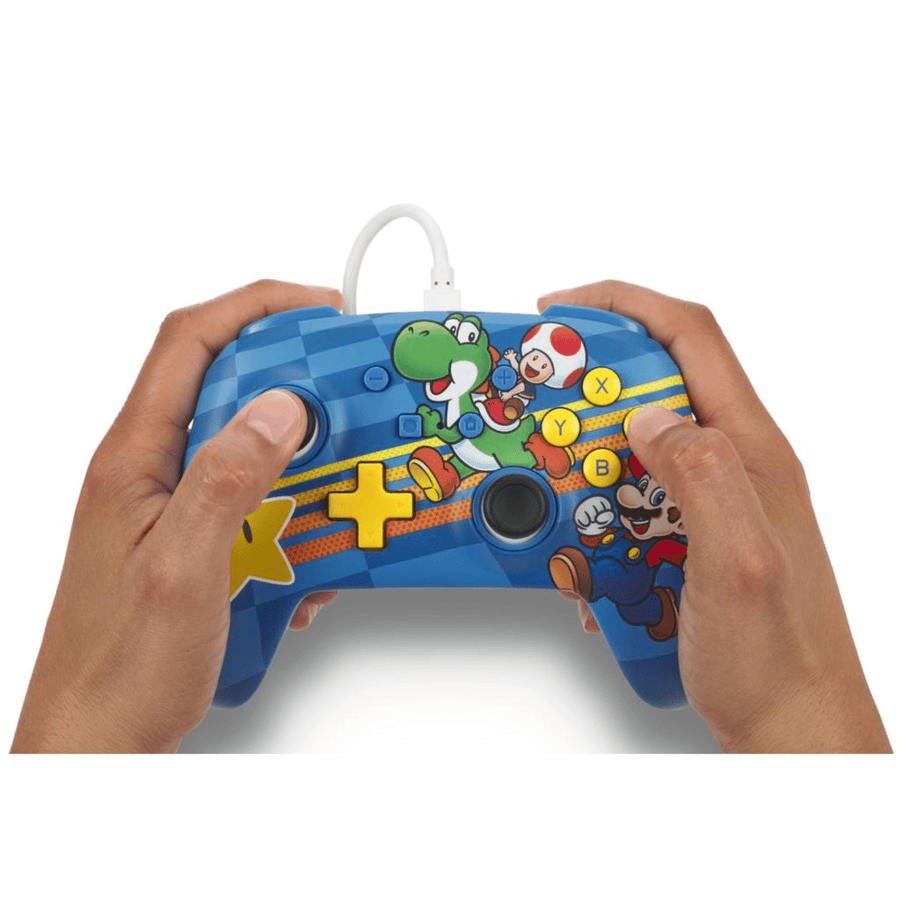 Control Nintendo Switch PowerA Con Cable - Edición Super Mario - Bestmart