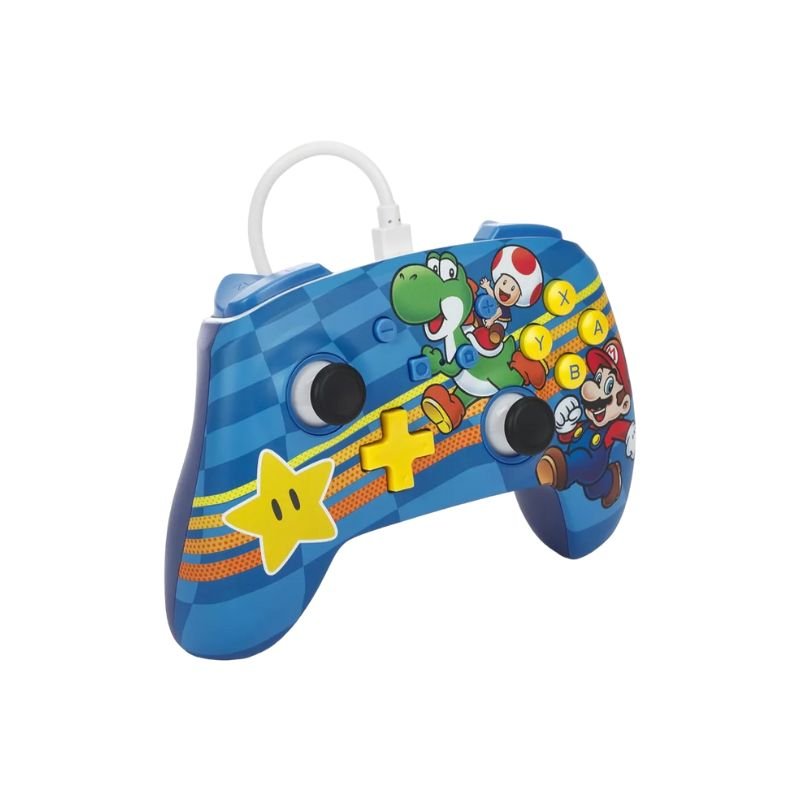 Control Nintendo Switch PowerA Con Cable - Edición Super Mario - Bestmart