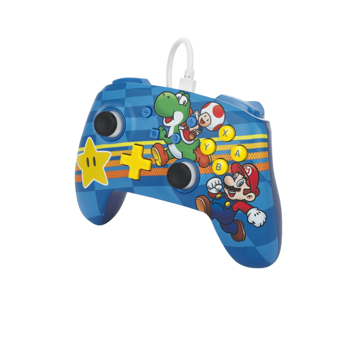 Control Nintendo Switch PowerA Con Cable - Edición Super Mario - Bestmart