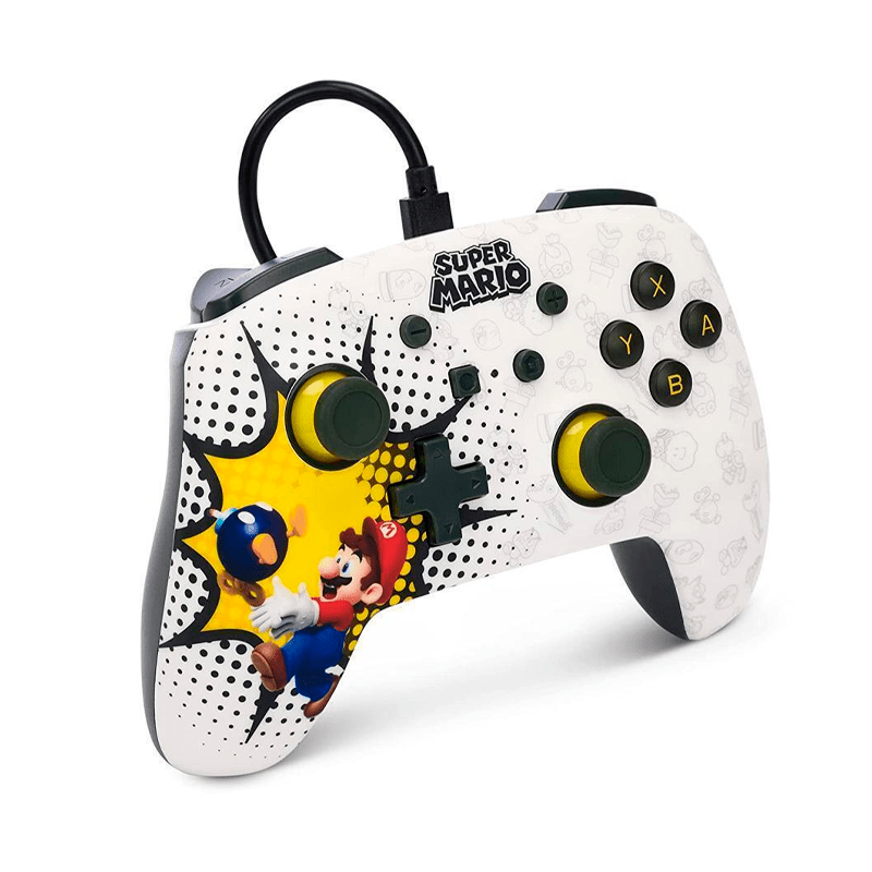 Control Nintendo Switch PowerA Con Cable - Super Mario Bob - omb Blast - Bestmart