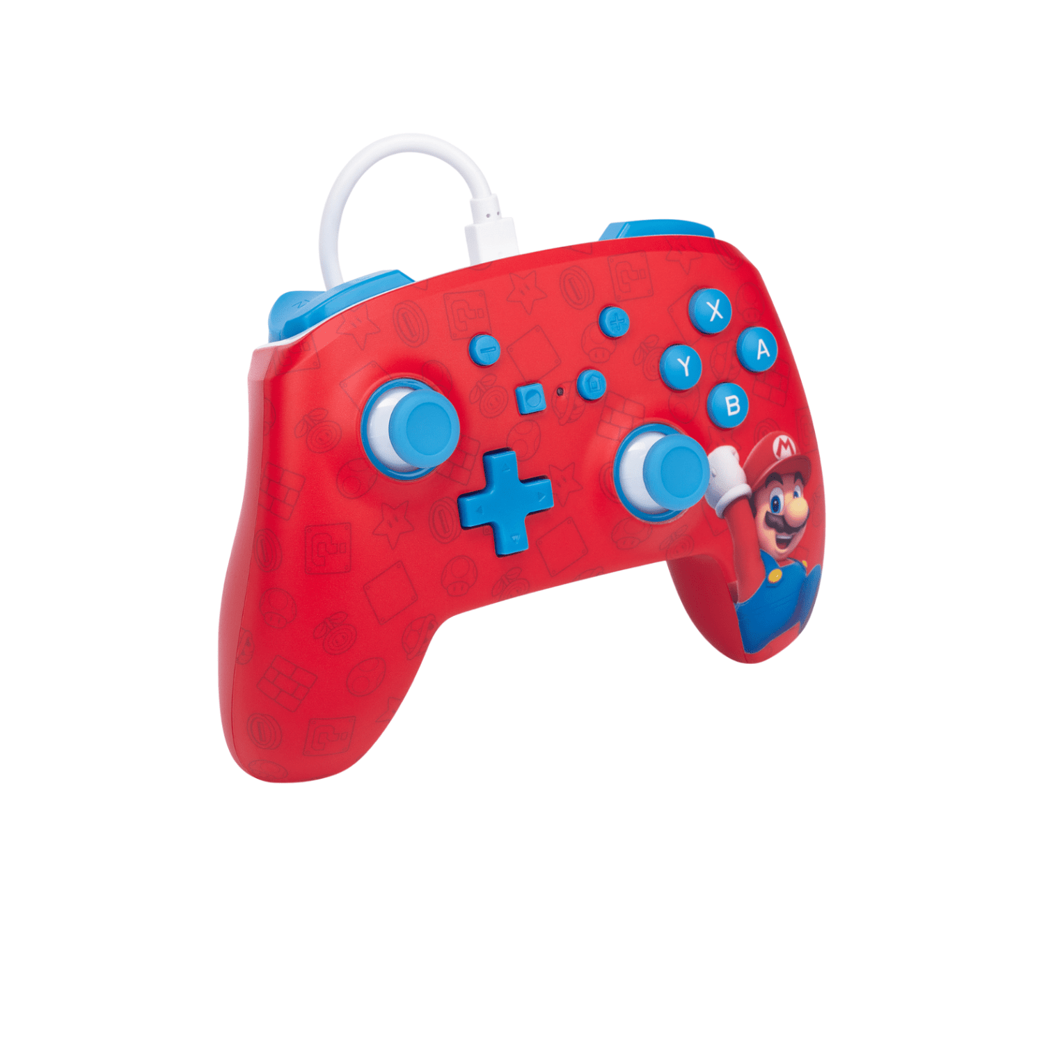 Control Nintendo Switch PowerA Con Cable - Super Mario Woo - Hoo! - Bestmart