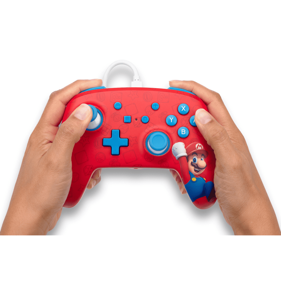 Control Nintendo Switch PowerA Con Cable - Super Mario Woo - Hoo! - Bestmart