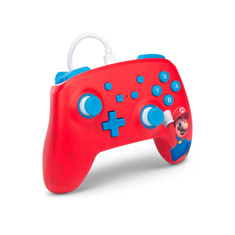 Control Nintendo Switch PowerA Con Cable - Super Mario Woo - Hoo! - Bestmart
