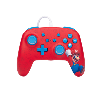 Control Nintendo Switch PowerA Con Cable - Super Mario Woo - Hoo! - Bestmart
