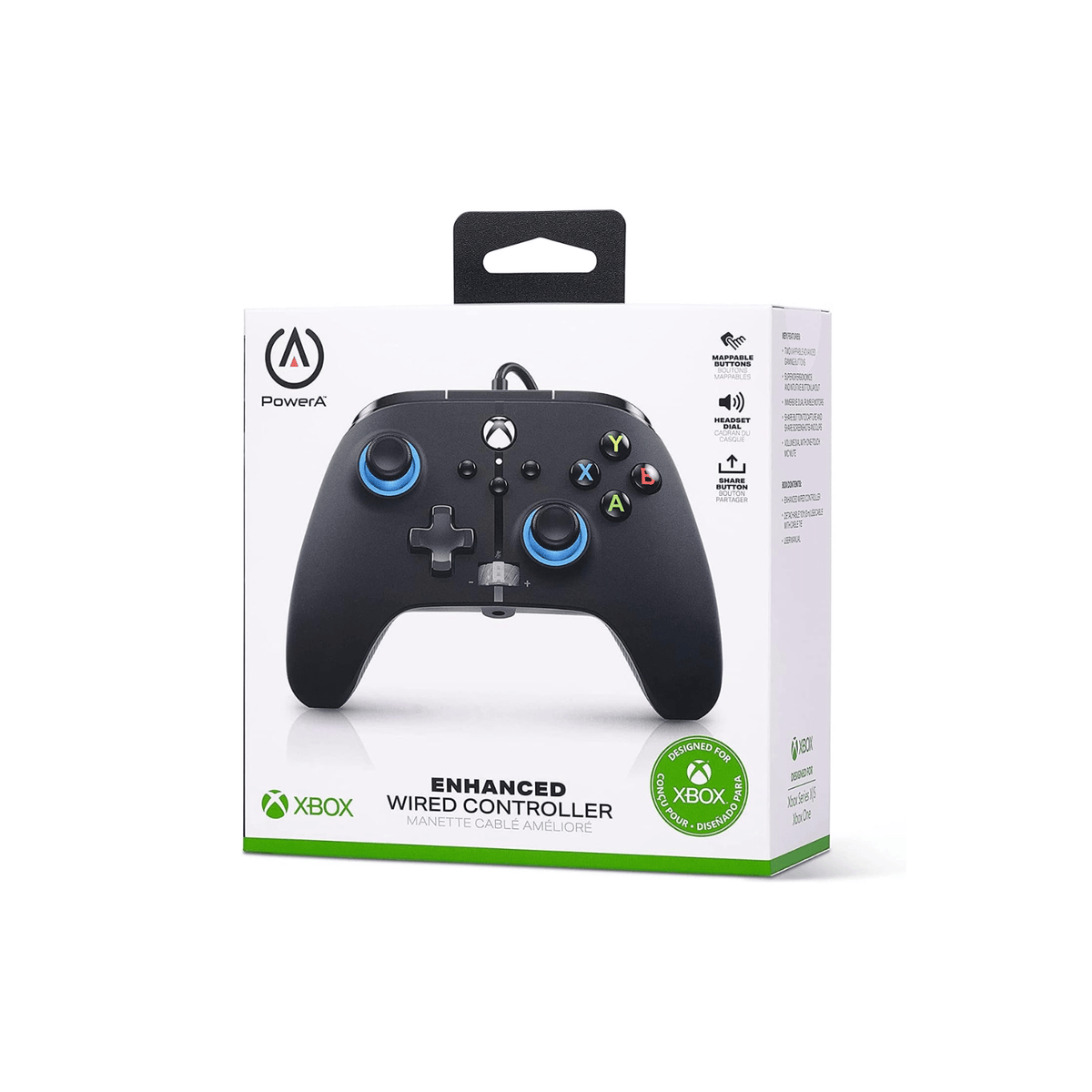 Control PowerA para Xbox S/X/One - Edición Blue Hint - Bestmart