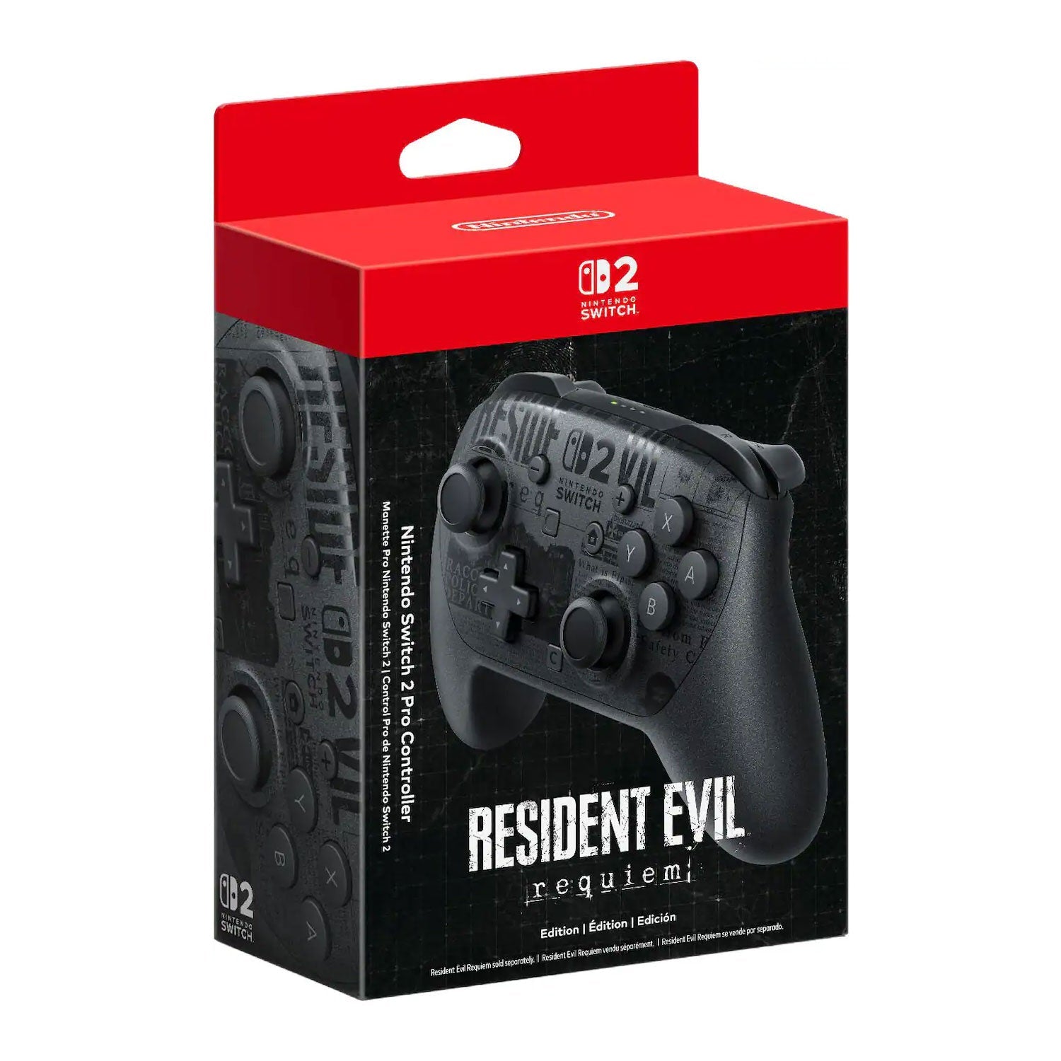 Control Pro Nintendo Switch 2 Edición Resident Evil Requiem - Negro - Bestmart
