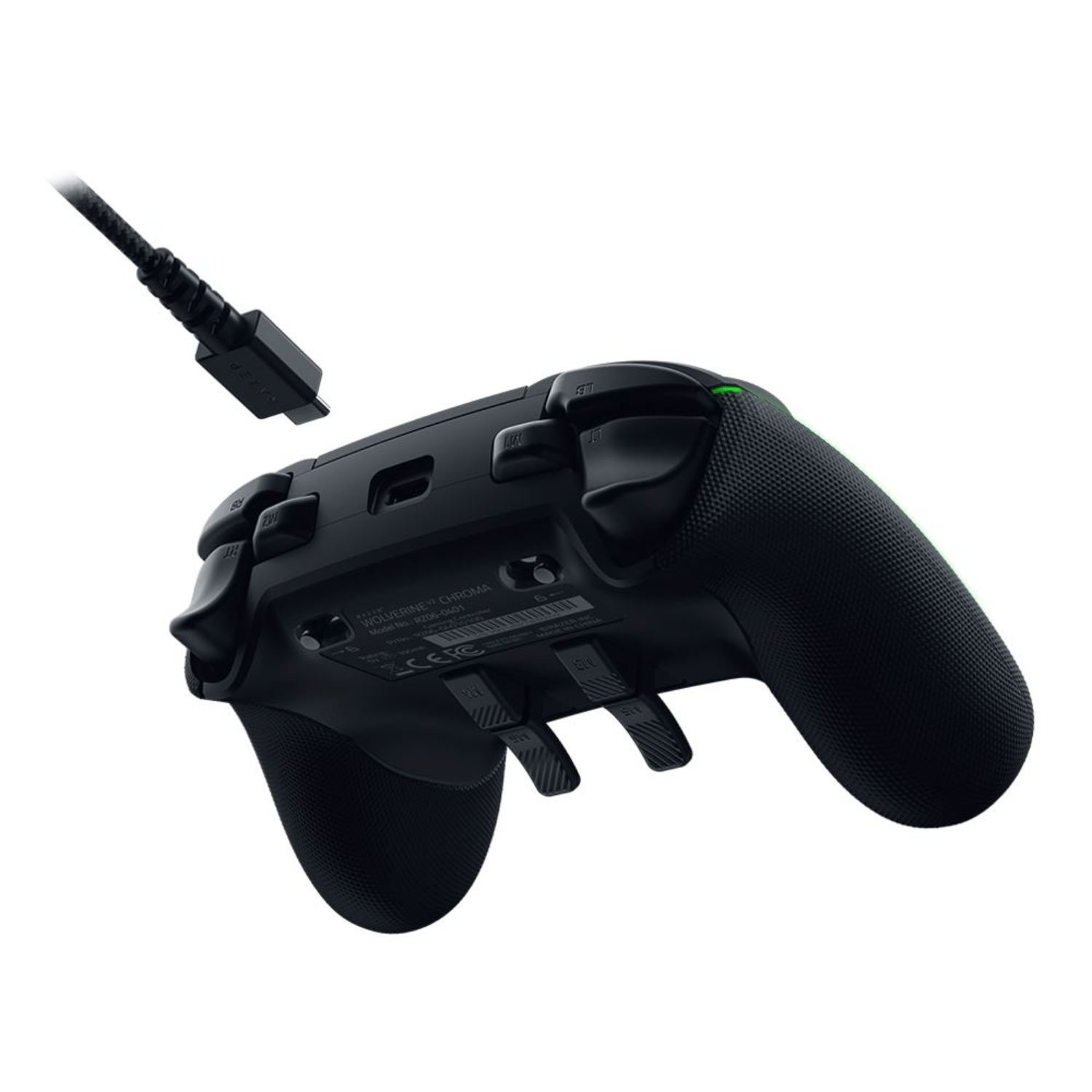 Control Xbox Series X/S Con Cable - Edición Razer Wolverine V2 Chroma - Bestmart