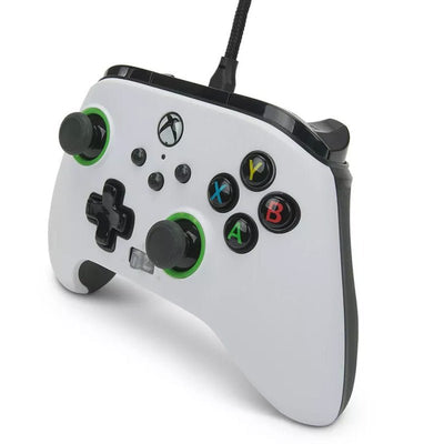 Control Xbox S/X Fusion Pro 2 PowerA Con Cable - Negro Blanco - Bestmart
