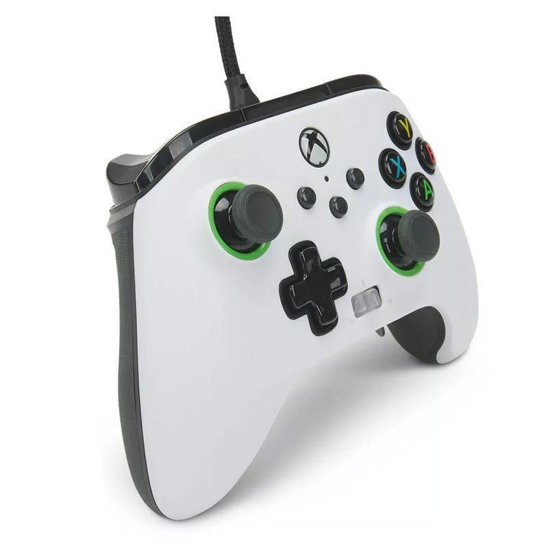 Control Xbox S/X Fusion Pro 2 PowerA Con Cable - Negro Blanco - Bestmart