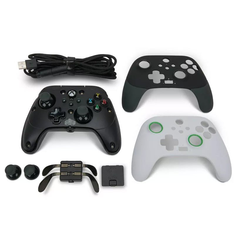 Control Xbox S/X Fusion Pro 2 PowerA Con Cable - Negro Blanco - Bestmart