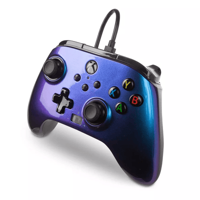Control Xbox S/X PowerA Con Cable - Azul Nebula - Bestmart
