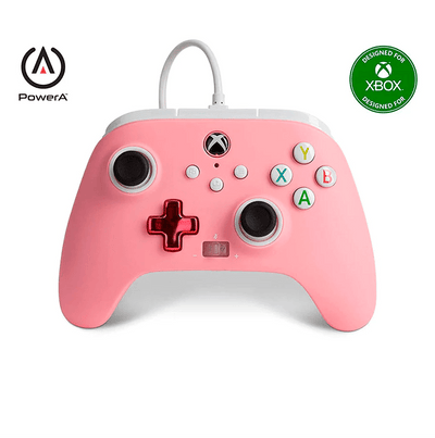 Control Xbox S/X PowerA Con Cable - Rosado - Bestmart