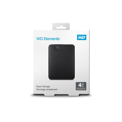 Disco Duro Externo WD Elements 4TB USB 3.0 - Negro - Bestmart