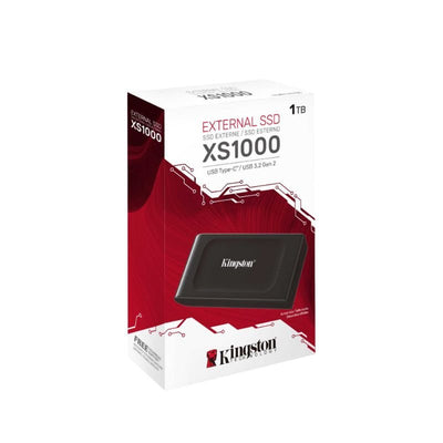Disco Externo SSD Kingston XS1000 - 1TB - USB 3.2 Gen 2 - Negro - Bestmart