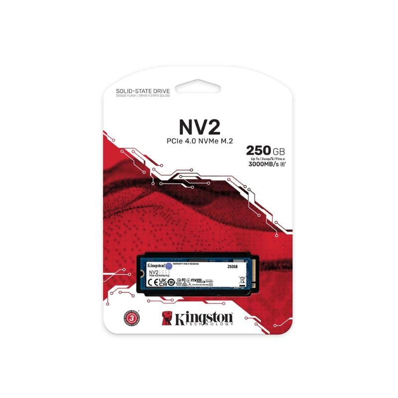 Disco Interno SSD Kingston NV2 - 250GB - M.2 PCIe 4.0 - Bestmart