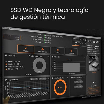 Disco Interno SSD WD SN770 - 500 GB - Gen4 PCIe - Negro - Bestmart