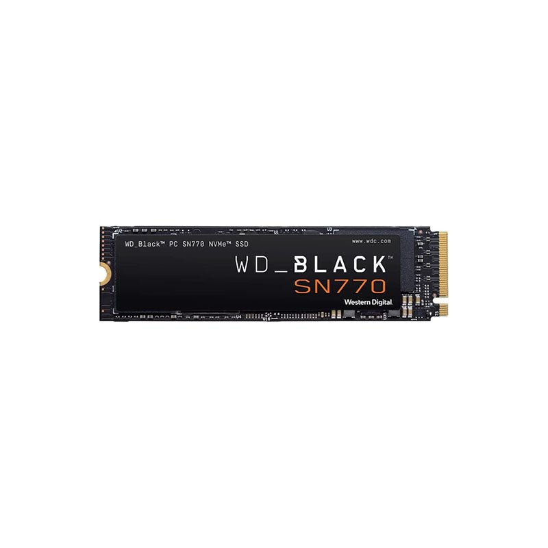 Disco Interno SSD WD SN770 - 500 GB - Gen4 PCIe - Negro