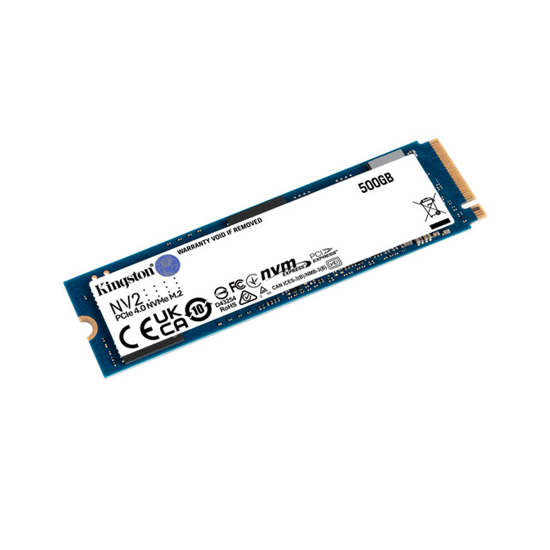 Disco Solido Interno Kingston 500GB NV2 M.2 2280 PCIe 4.0 x4 NVMe SSD - Bestmart