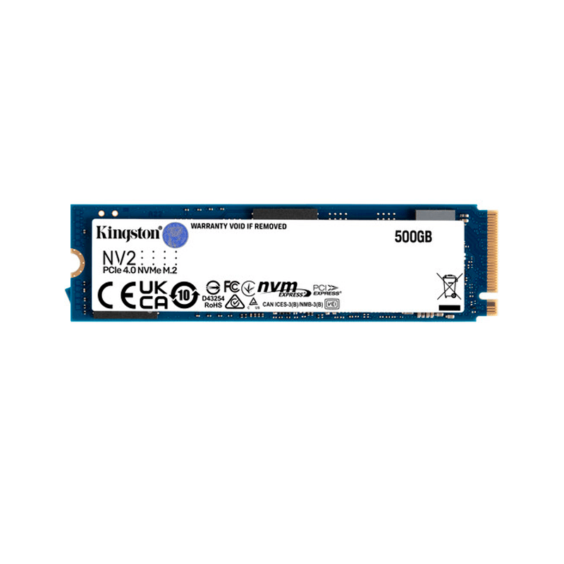 Disco Solido Interno Kingston 500GB NV2 M.2 2280 PCIe 4.0 x4 NVMe SSD - Bestmart
