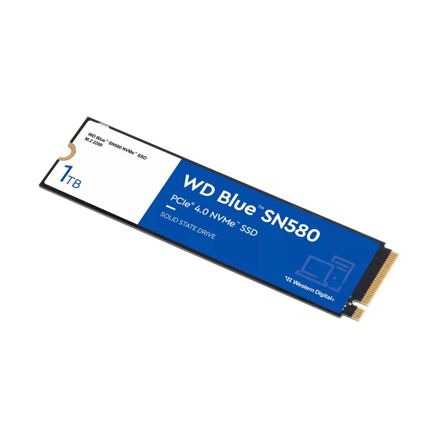Disco SSD Western Digital WD Blue SN580 1TB/ M.2 2280/ NVMe PCIe 4.0 x4 - Bestmart
