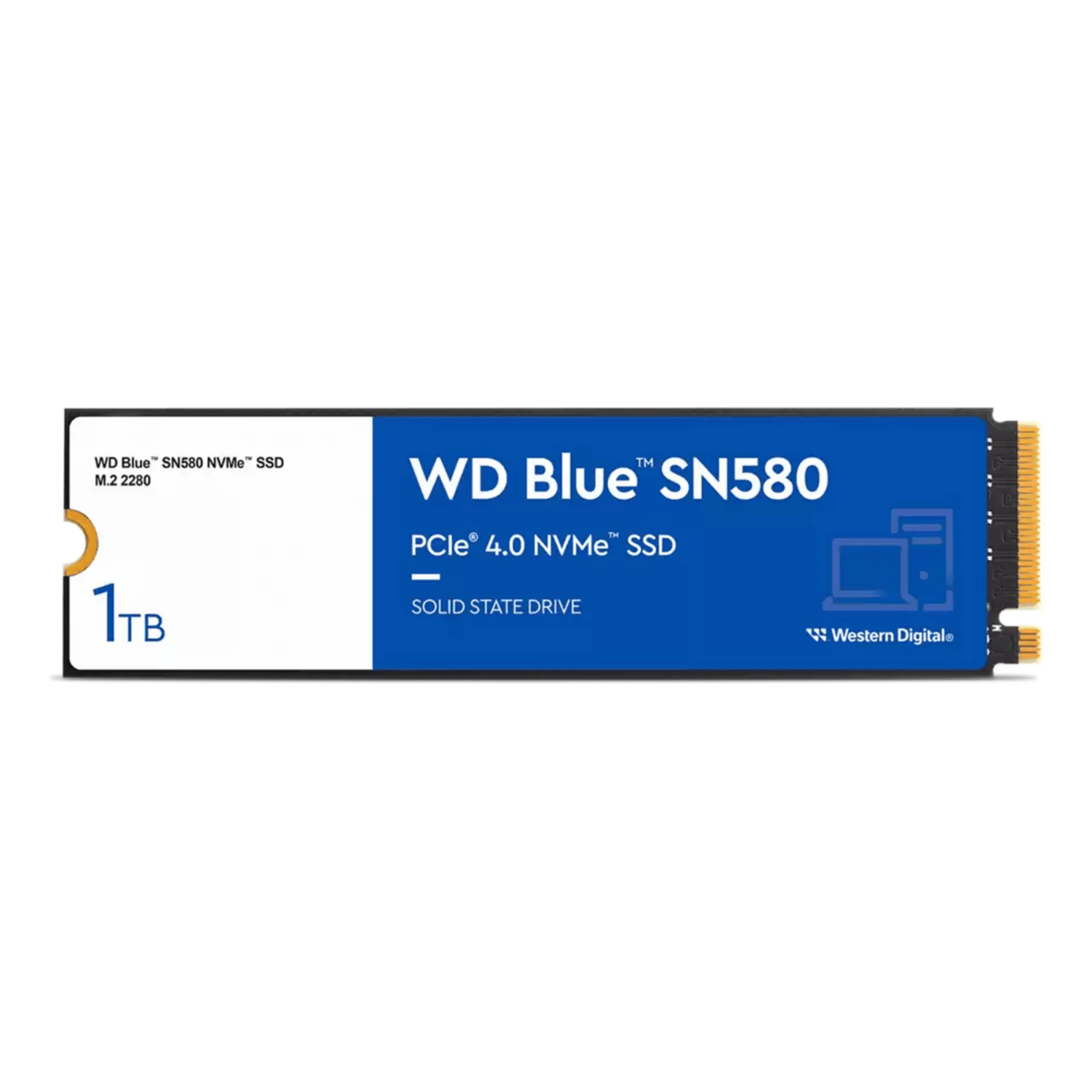 Disco SSD Western Digital WD Blue SN580 1TB/ M.2 2280/ NVMe PCIe 4.0 x4 - Bestmart