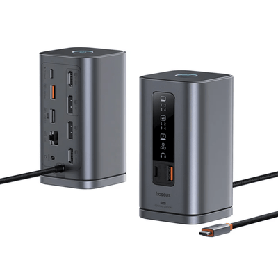 Docking Station Baseus Spacemate 11 en 1 USB - C, HDMI, DP, USB, PD 100W, Ethernet y Jack 3.5 mm - Bestmart