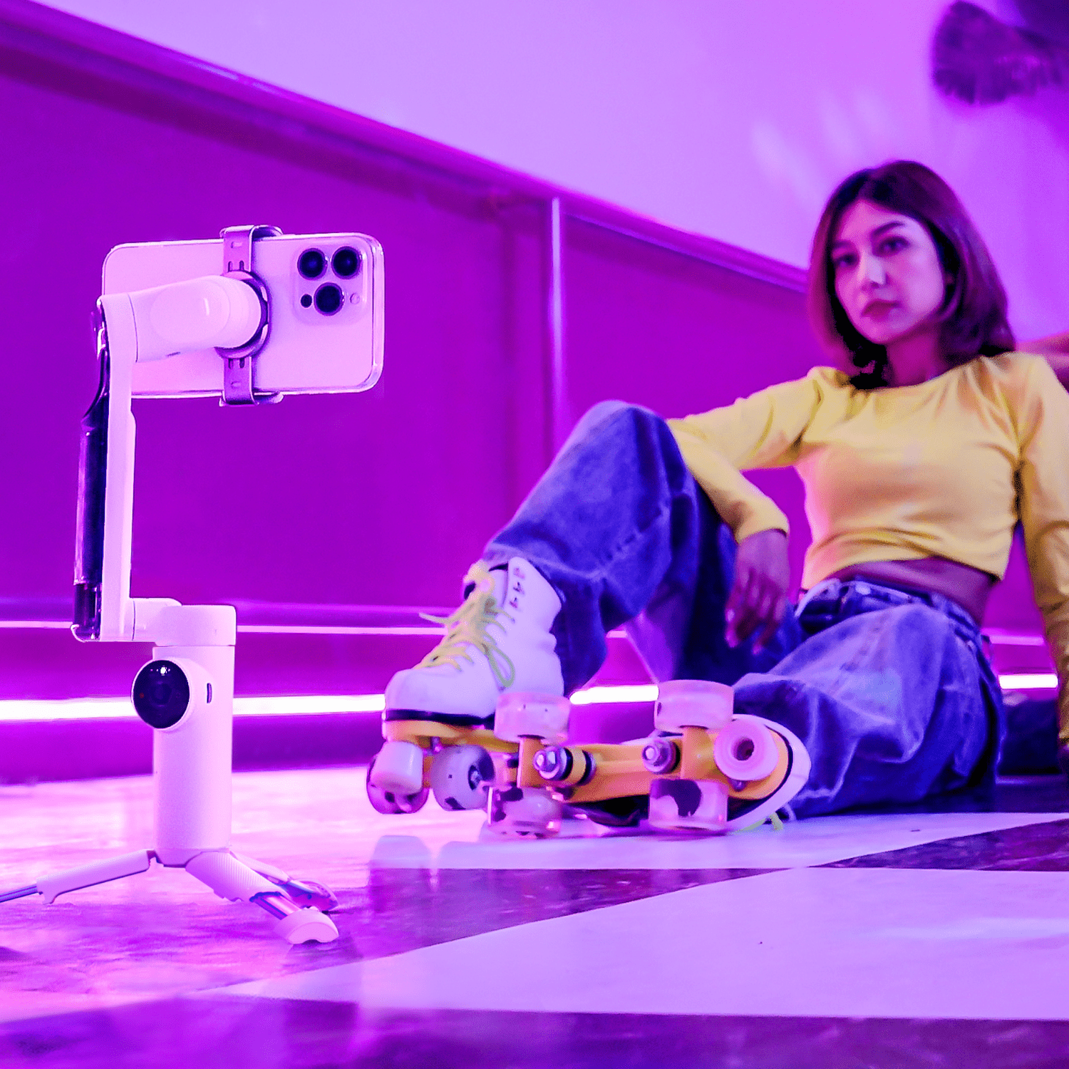 Estabilizador de Smartphone Insta360 Flow - Gris - Bestmart