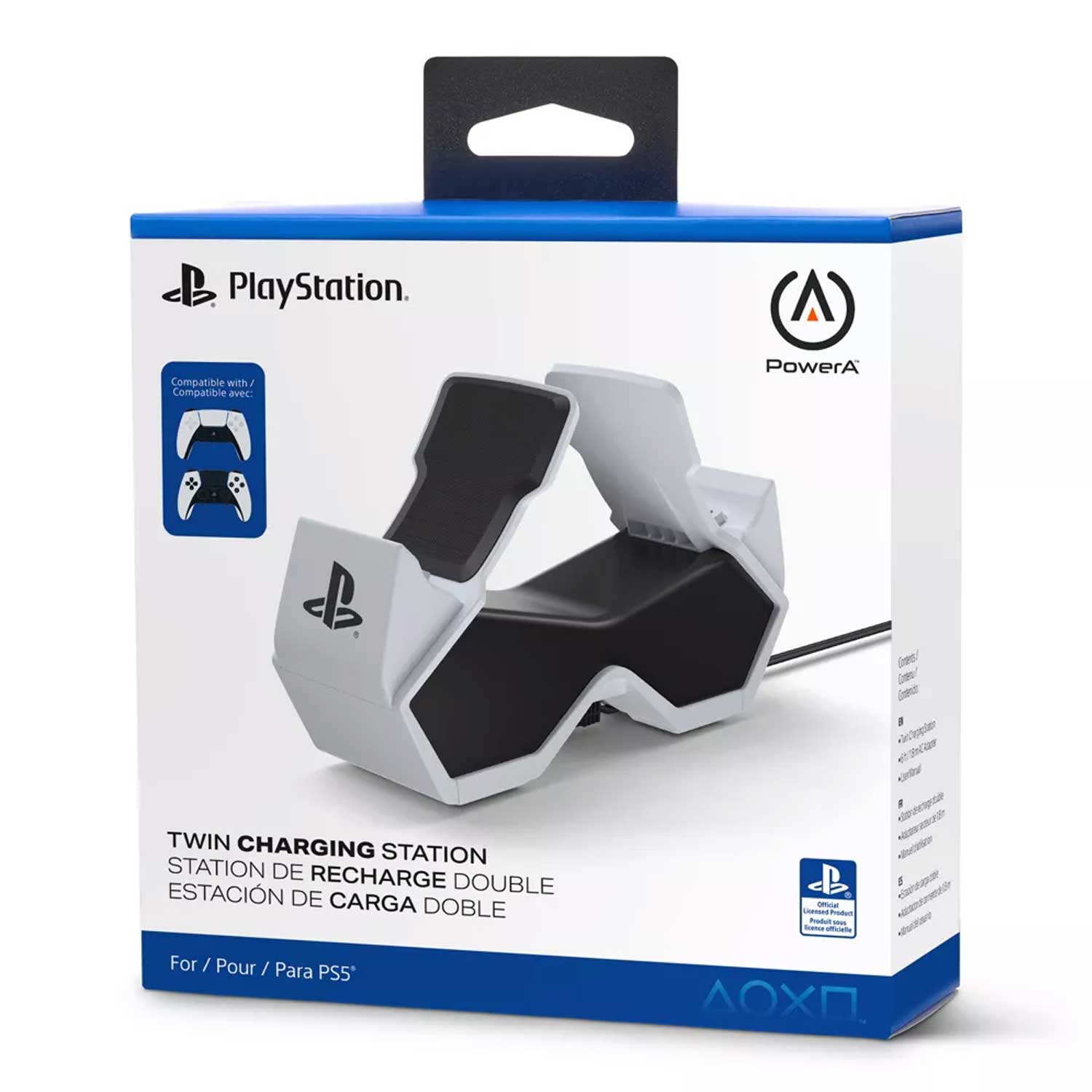 Estación de Carga Doble PowerA para Mandos DualSense PS5 - Bestmart