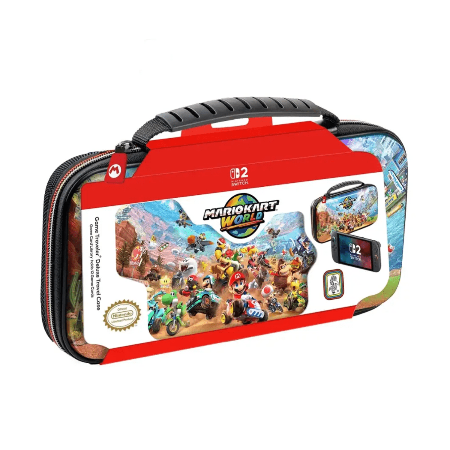 Estuche de Viaje Deluxe Mario Kart World para Nintendo Switch 2 - Bestmart