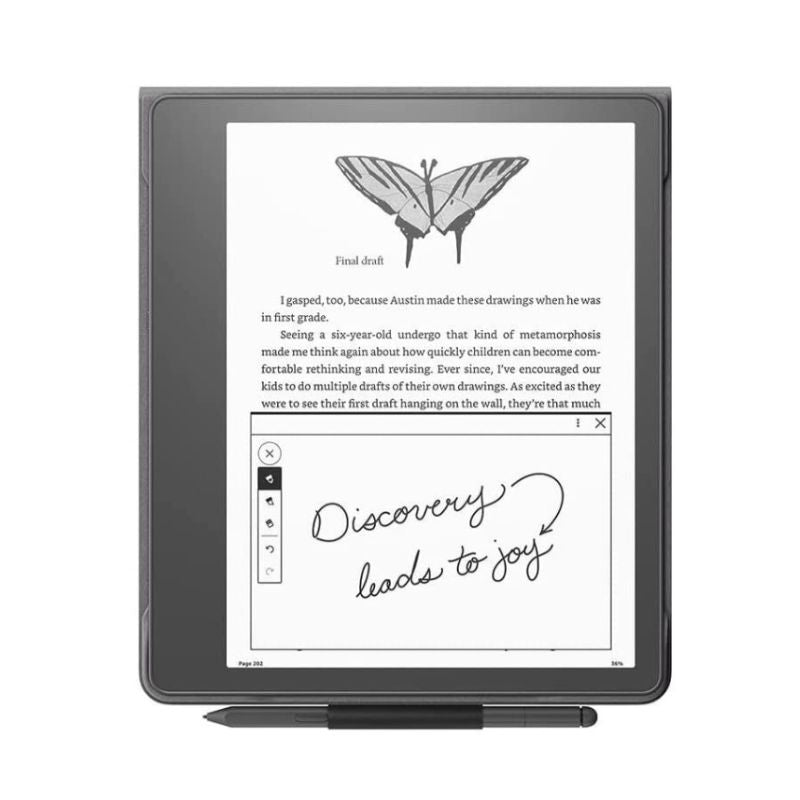 Funda Protectora de Cuero para Kindle Scribe 2022 - Original de Amazon - Negro - Bestmart