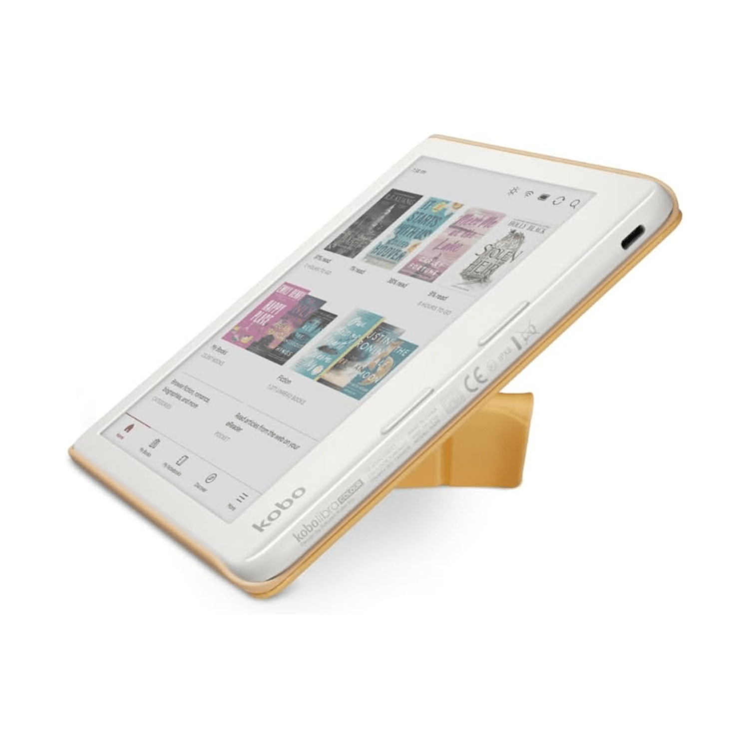 Funda Protectora SleepCover para Kobo Libra Colour Amarillo - Bestmart