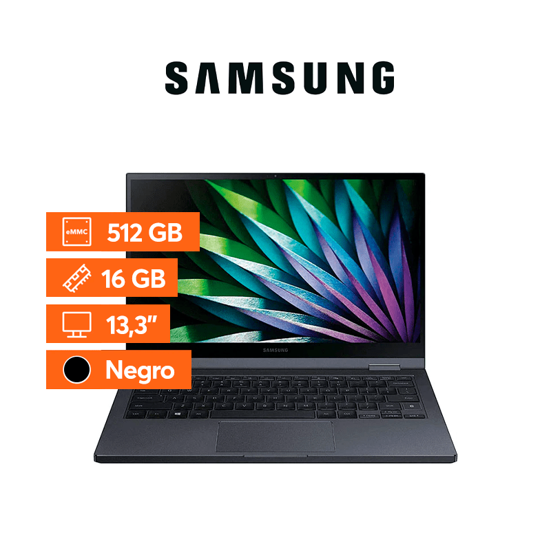 Galaxy Book Flex2 Alpha de 13.3" QLED con pantalla táctil - Intel Core i7 - 1165G7 - Negro místico - Samsung - Bestmart