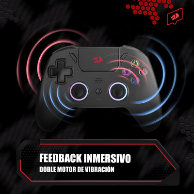 Gamepad Redragon Darkflame G820 Wireless - Negro - Bestmart