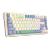 Teclado Gamer Redragon Ucal Pro K673 RGB - Red Switch - Blanco/Celeste