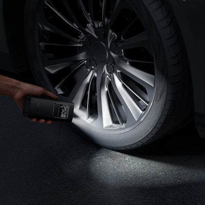 Inflador Inalámbrico Baseus para Autos Motos Bicicletas con Pantalla Digital - SuperMini Pro - Negro - Bestmart