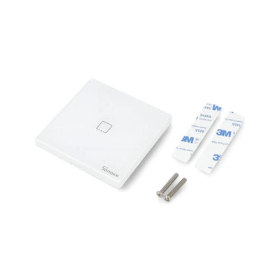 Interruptor De Pared Táctil Sonoff RF 433 MHz - 1 Canal - Blanco - Bestmart