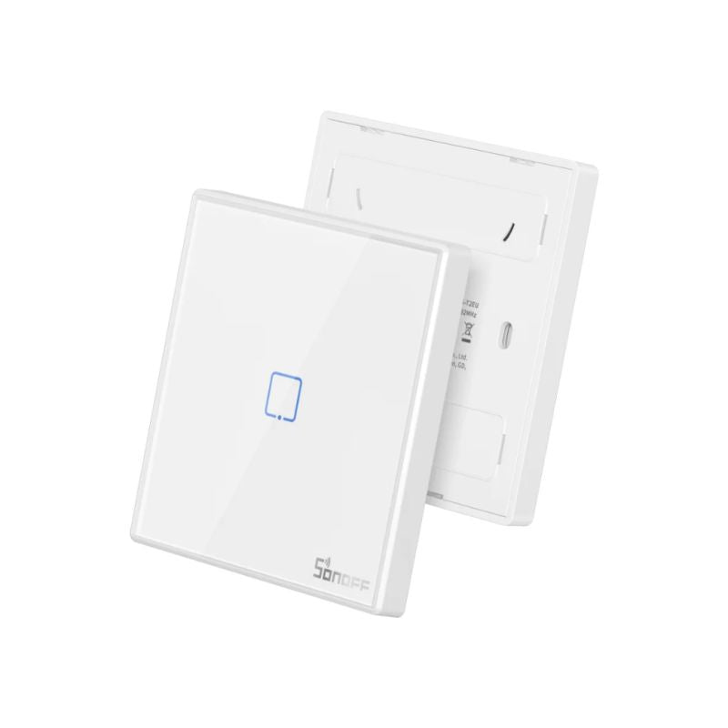 Interruptor De Pared Táctil Sonoff RF 433 MHz - 1 Canal - Blanco - Bestmart