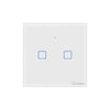 Interruptor De Pared Táctil Sonoff RF 433 MHz - 2 Canales - Blanco - Bestmart