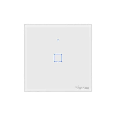 Interruptor De Pared Táctil WiFi Sonoff TX - T1EU1C - 1 Canal - Blanco - Bestmart