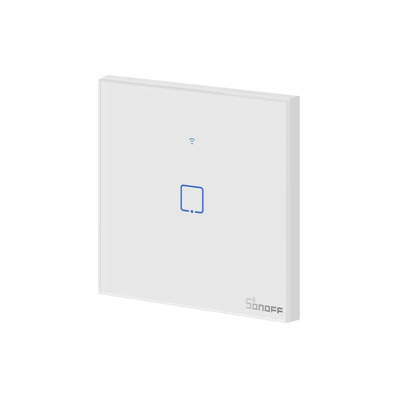 Interruptor De Pared Táctil WiFi Sonoff TX - T1EU1C - 1 Canal - Blanco - Bestmart