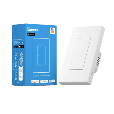 Interruptor de pared Wifi Sonoff M5 1 canal Matter blanco - Bestmart