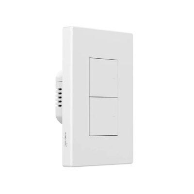 Interruptor de pared Wifi Sonoff M5 2 canales Matter blanco - Bestmart